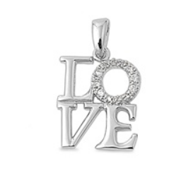 CZ LOVE Necklace