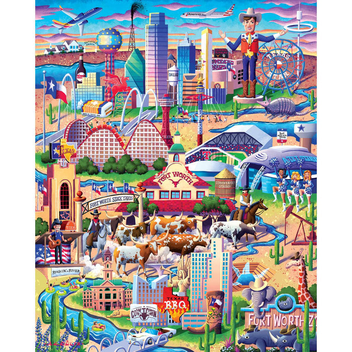 Dallas - Fort Worth | 210 Piece Personal Puzzle