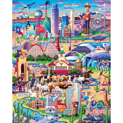 Dallas - Fort Worth | 210 Piece Personal Puzzle