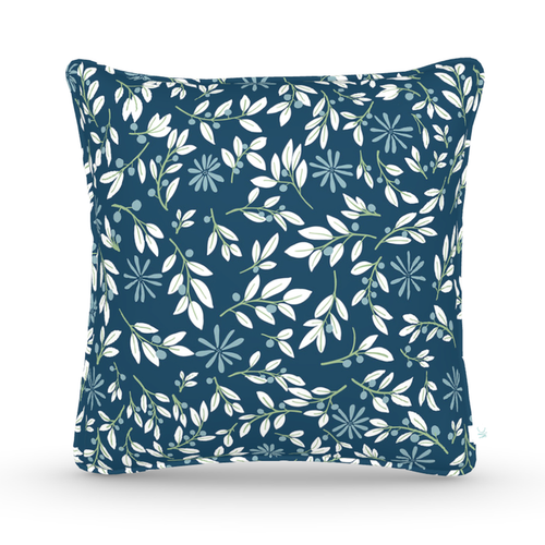 Decorative Throw Pillow in Branch Out: Peacock