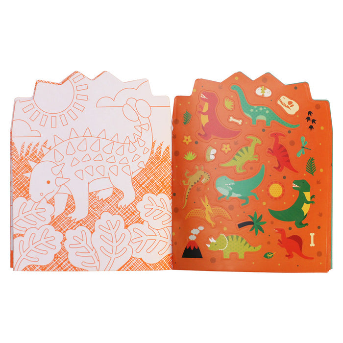 Dinosaurs Coloring Book & Stickers - Ali's Wagon
