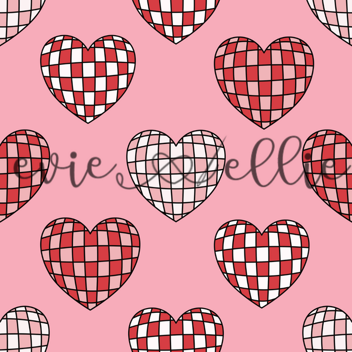 Disco Hearts-- Multiple Colors