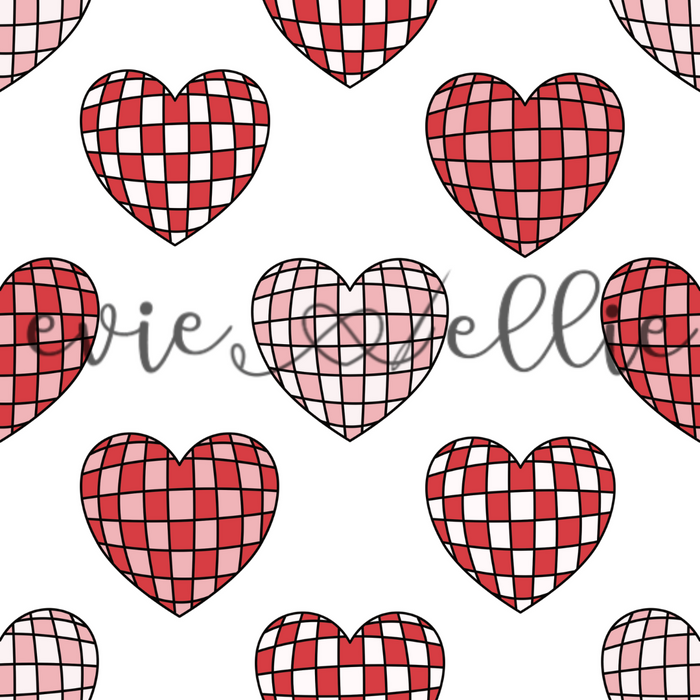 Disco Hearts-- Multiple Colors
