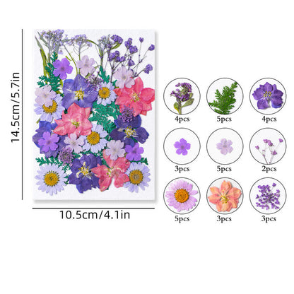 Dried Pressed Flowers Resin Accessories