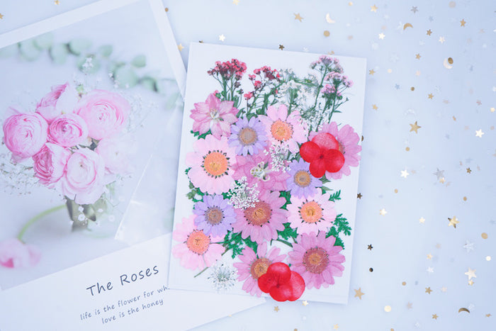 Dried Pressed Flowers Resin Accessories