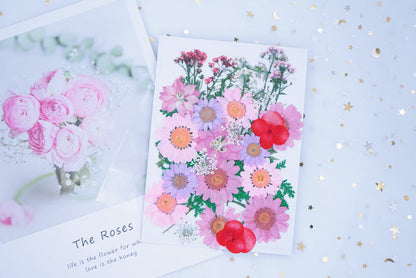 Dried Pressed Flowers Resin Accessories