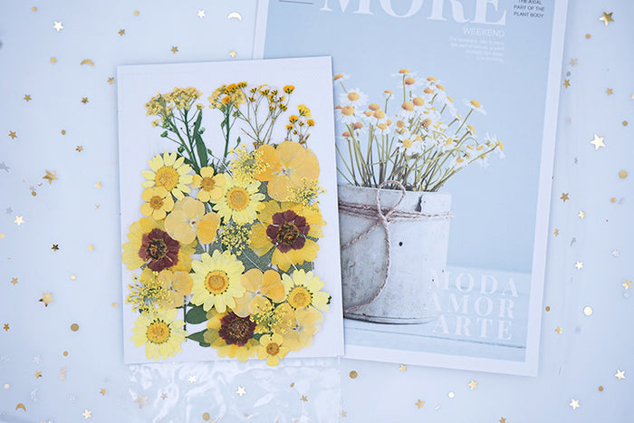 Dried Pressed Flowers Resin Accessories