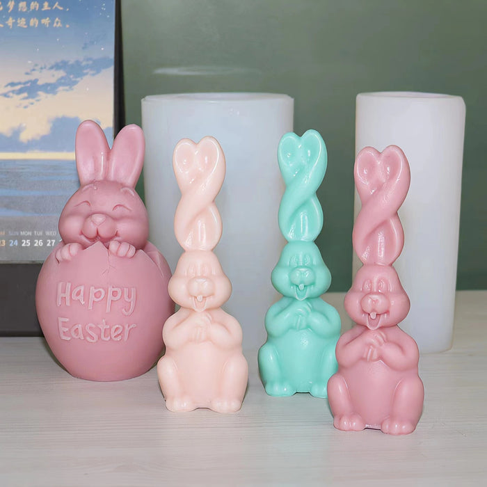 Easter Bunny Ornament Resin Molds