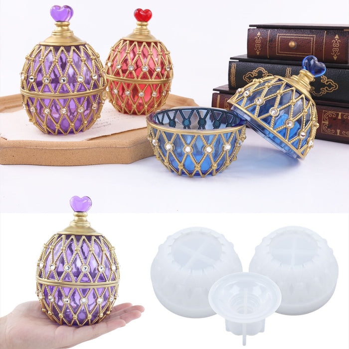 Egg Shape Storage Jewelry Resin Mold