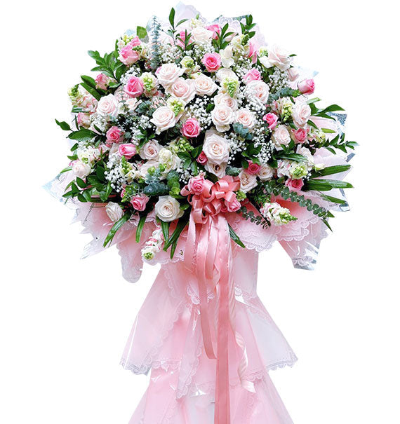 Elegant Opening Flowers Stand Vietnam