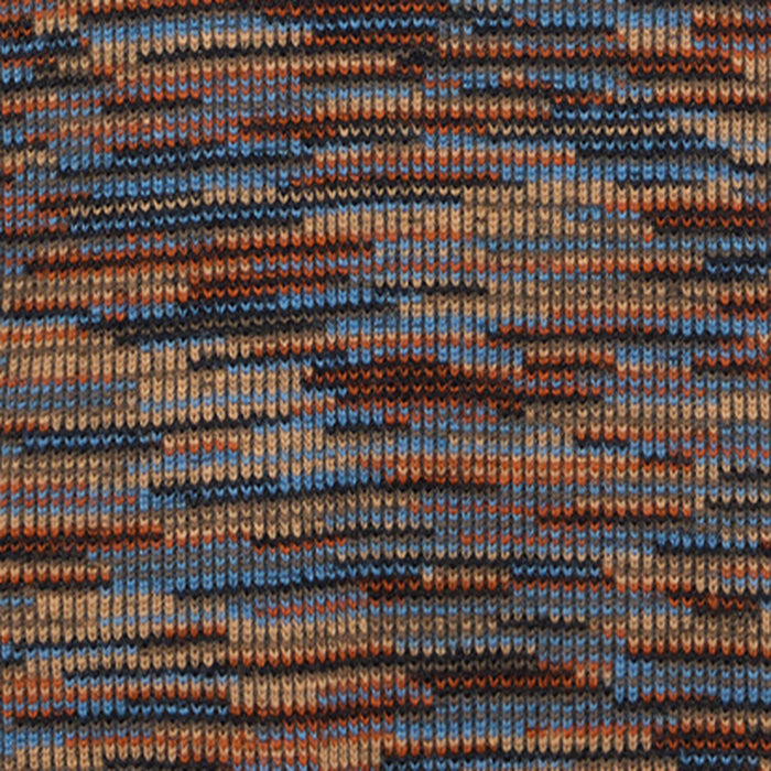 Engineered Garments Beanie - Blue/Orange Wool Poly Sweater Knit