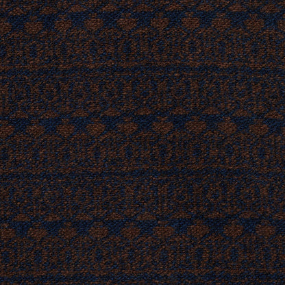 Engineered Garments Beanie - Brown/Navy Horizontal Stripe Sweater Knit