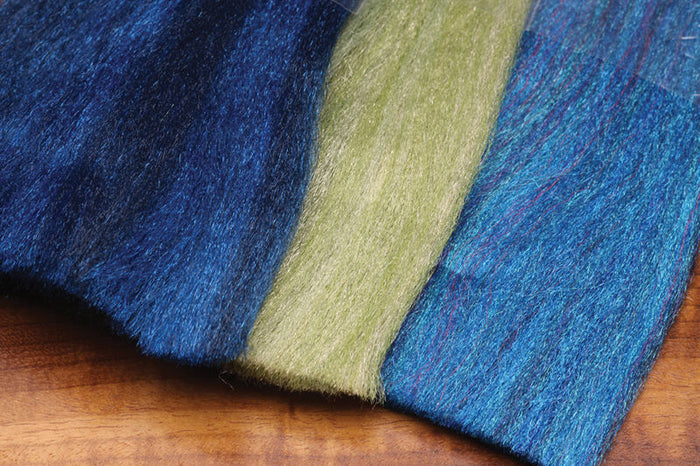 EP 3D Fibers by Hareline Dubbin, Inc showing blended colors for fly tying at Freestone Fly Shop