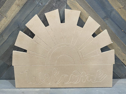 Farmhouse Windmill Welcome Sign DIY