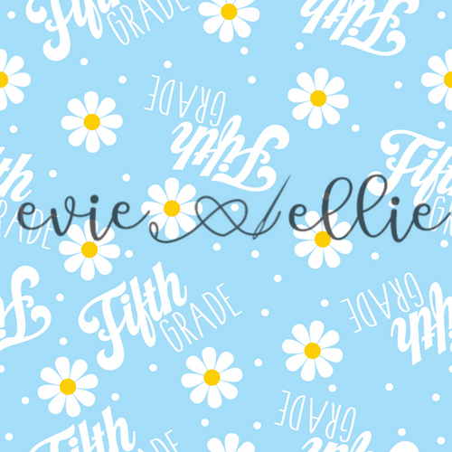Fifth Grade Daisies-- Multiple Colors