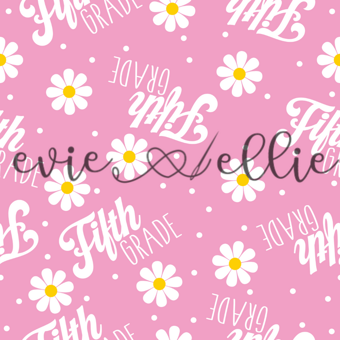Fifth Grade Daisies-- Multiple Colors