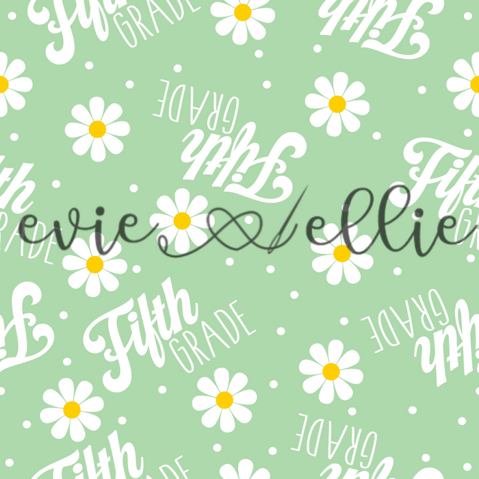 Fifth Grade Daisies-- Multiple Colors