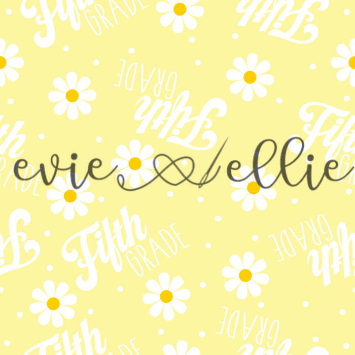 Fifth Grade Daisies-- Multiple Colors