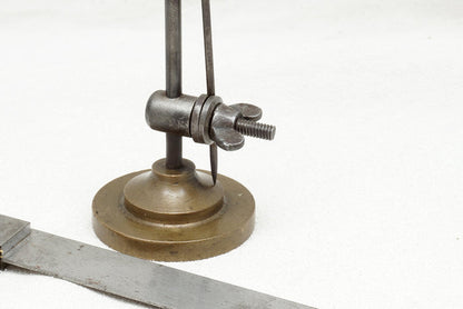 FINE PAIR - MACHINIST SQUARE AND BRASS SURFACE GUAGE