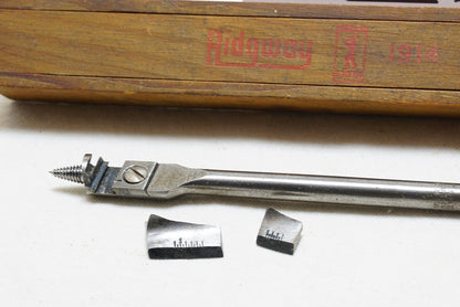 FINE RIDGEWAY EXPANSIVE AUGER BIT IN ORIG WOOD BOX