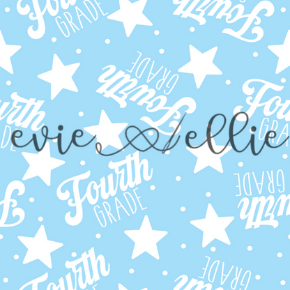 Fourth Grade Stars-- Multiple Colors