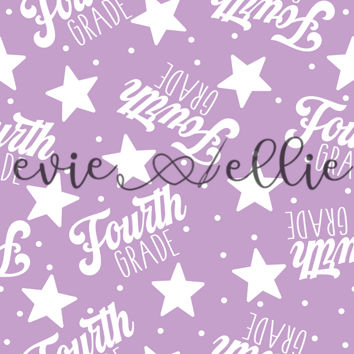 Fourth Grade Stars-- Multiple Colors