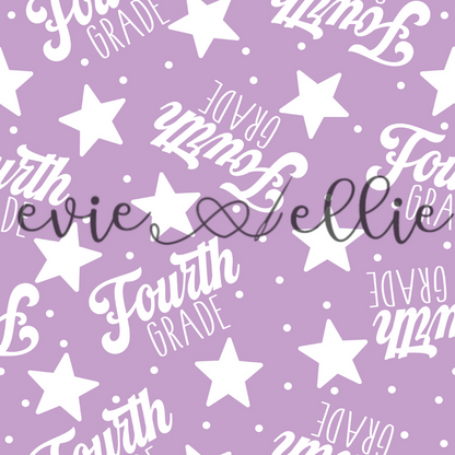 Fourth Grade Stars-- Multiple Colors