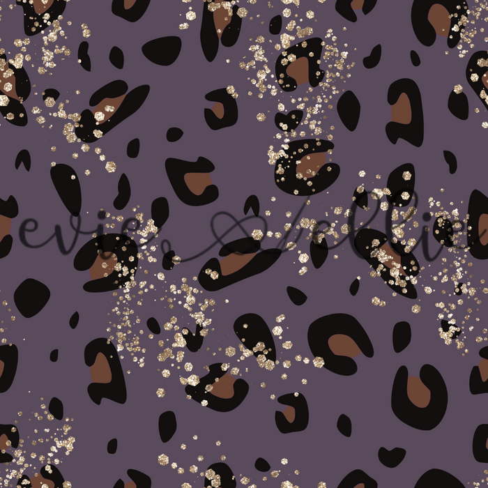 Glitter Leopard -- Multiple Colors