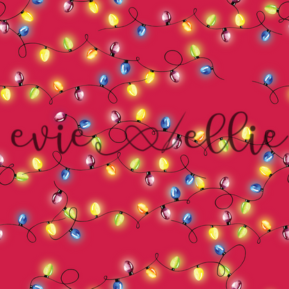 Glowing Christmas Lights- Multiple Colors