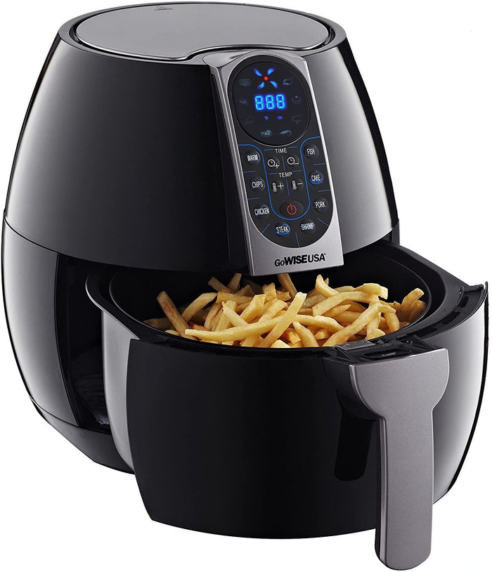 GoWISE USA 3.7-Quart Programmable Air Fryer with 8 Cook Presets