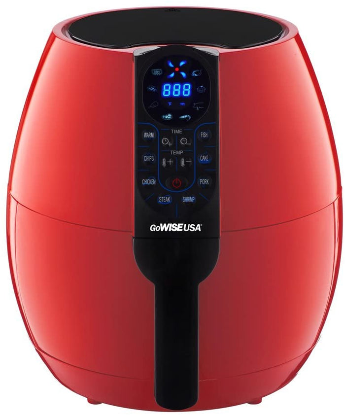 GoWISE USA 3.7-Quart Programmable Air Fryer with 8 Cook Presets