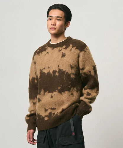 Gramicci Mohair Splatter Sweater - Taupe