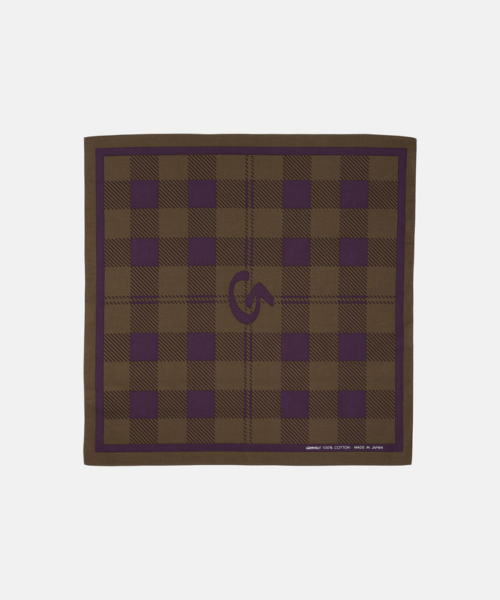 Gramicci Plaid Bandana - Plum