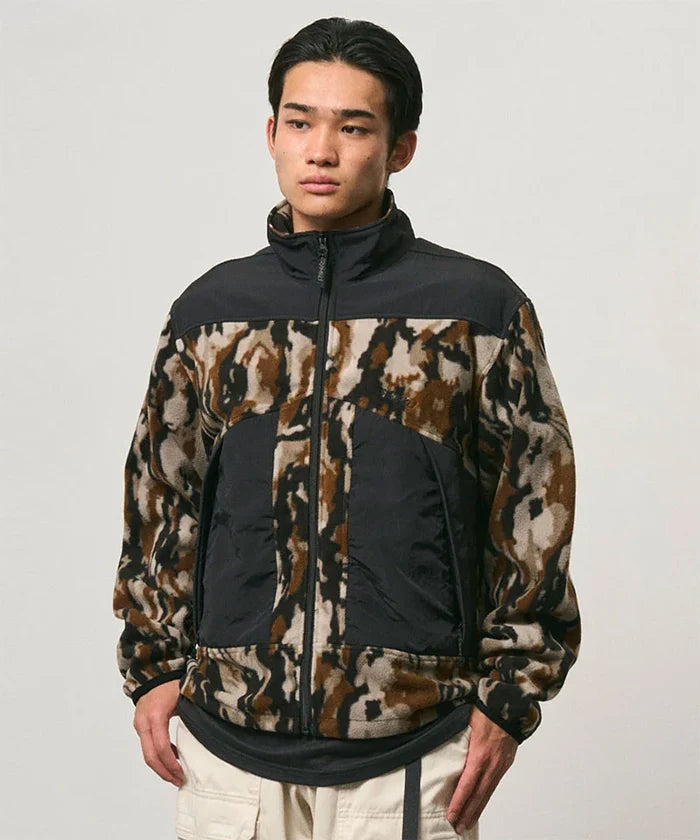 Gramicci Thermal Fleece Jacket - Bark Camo