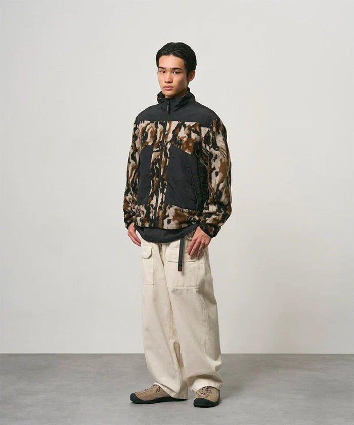 Gramicci Thermal Fleece Jacket - Bark Camo