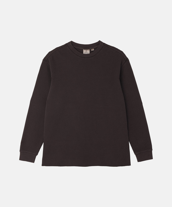 Gramicci Waffle Crew - Fossil Pigment