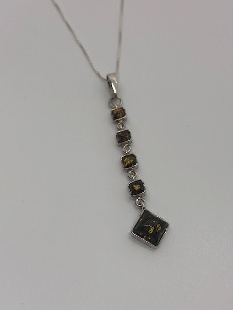 Green Amber Necklace
