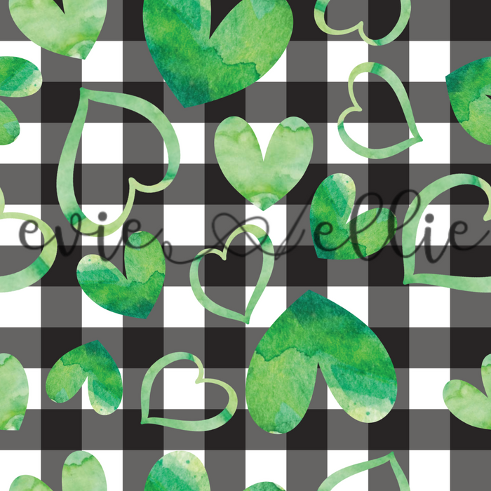 Green Hearts-- Multiple Colors