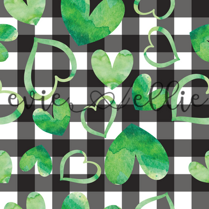 Green Hearts-- Multiple Colors