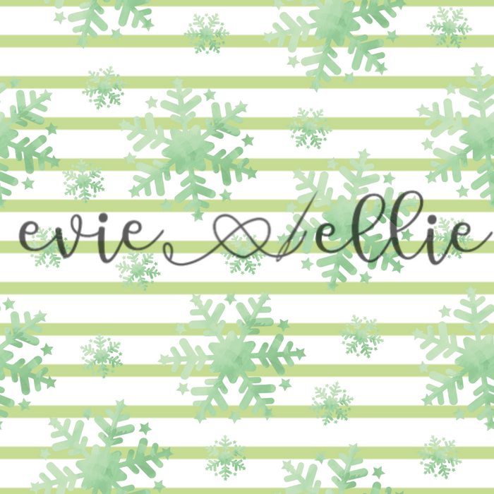 Green Snowflakes - Multiple Colors