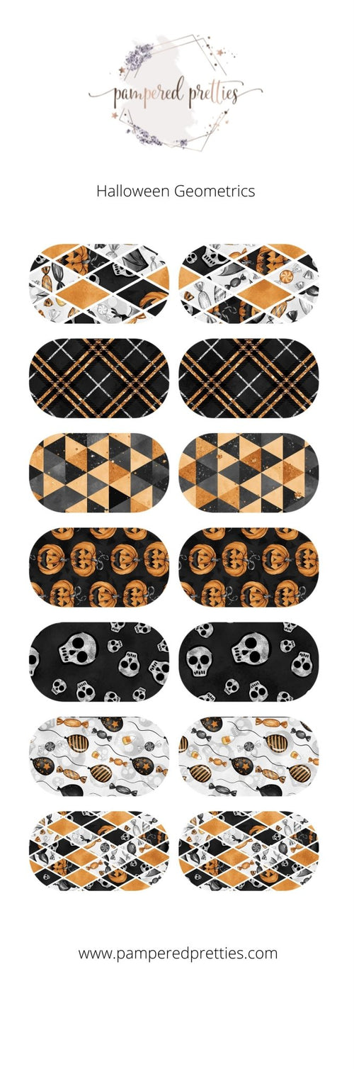 Halloween Geometrics - Pampered Pretties