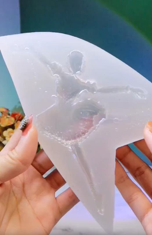 Handmade Crystal Ballet Resin Mold