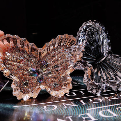 Handmade Crystal Diamond Butterfly Storage Box Resin Mold