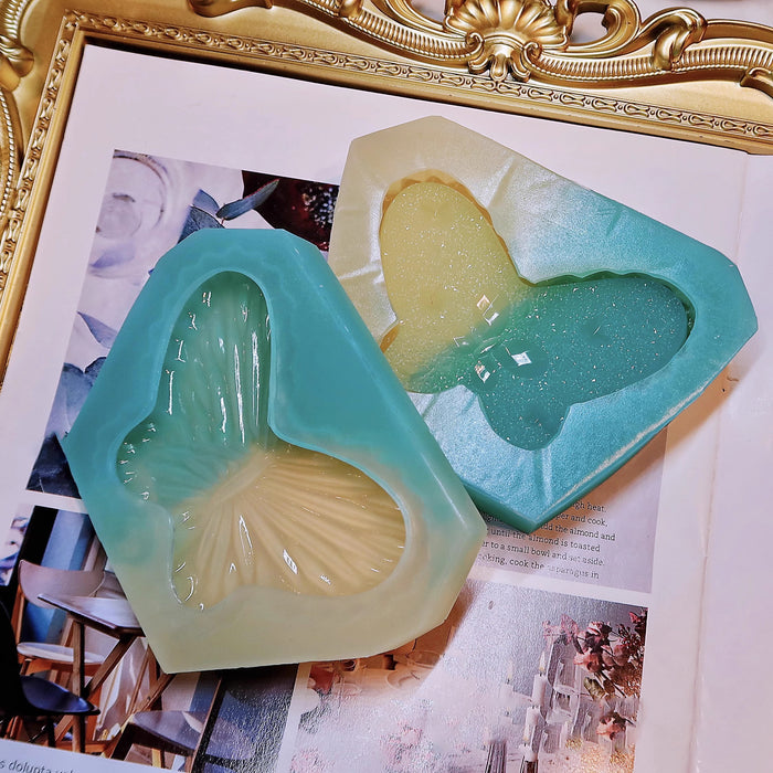 Handmade Crystal Diamond Butterfly Storage Box Resin Mold