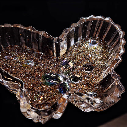 Handmade Crystal Diamond Butterfly Storage Box Resin Mold
