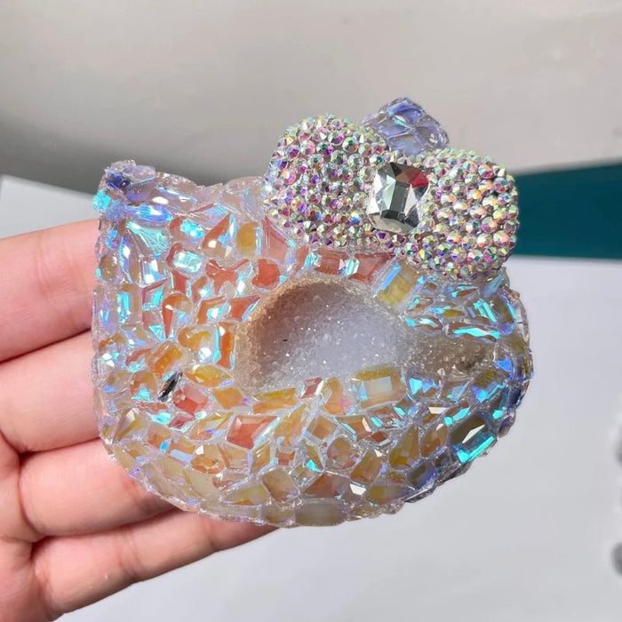Handmade Crystal Druzy Cluster Diamond Animal Shape Ornament Resin Molds