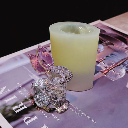 Handmade Crystal Rabbit Ornament Resin Mold