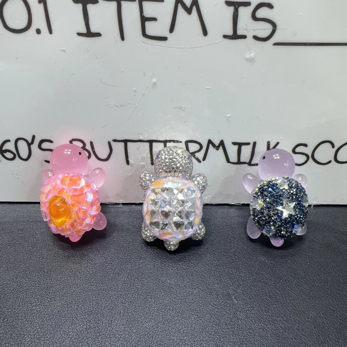 Handmade Cute Diamond Turtle Ornament Resin Mold