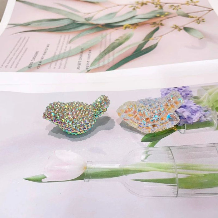 Handmade Diamond Bird Ornament Resin Mold