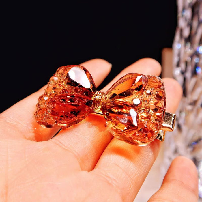 Handmade Diamond Bow Hairpin Resin Mold